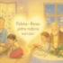 Ilustracja przedstawiająca po lewej stronie polską rodzinę przy wigilijnym stole, a po prawej koreańską rodzinę świętującą Seollal. Obie rodziny symbolizują wspólne wartości: rodzinę, miłość i kulturę. 왼쪽에는 폴란드의 크리스마스 저녁 식사 장면, 오른쪽에는 한국의 설날 명절 가족이 함께 있는 장면을 보여주는 삽화입니다. 두 가족은 사랑과 문화의 가치를 상징합니다.